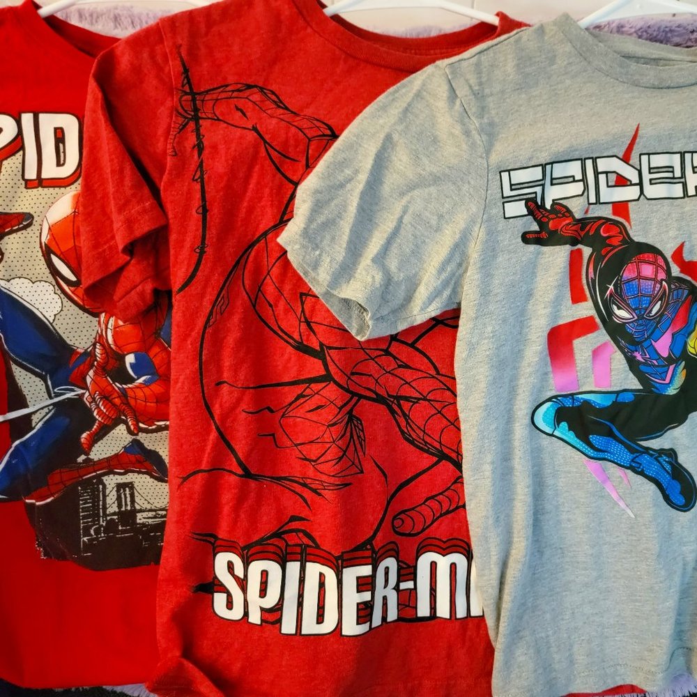 Spiderman shirts Sz 10/12